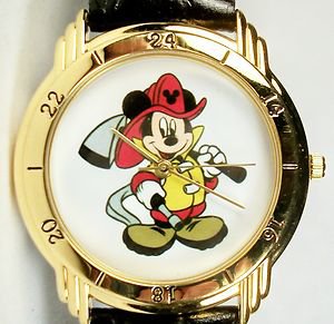 Disney Fireman Cast Members Mickey Mouse Watch! New! ONLY 250 EVER MADE!
