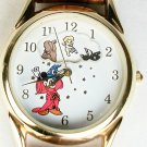 Disney New Sorcerer Mickey Mouse Watch!  55th Fantasia Anniverary Made 1 year!