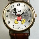 Disney Mint! MENS SEIKO Mickey Mouse Watch! HTF Free Gift & Watch!