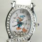 Brand-New Disney Donald Duck Watch With Rhinestones! Stunning! HTF