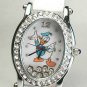 Brand-New Disney Donald Duck Watch With Rhinestones! Stunning! HTF