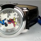 Disney New Silver Date Sorcerer Mickey Mouse Watch! Ultra-Rare! Gorgeous!