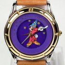 Disney New Animated Sorcerer Mickey Mouse Watch! Rev. Disk, Pts. To Time!