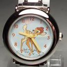 New Disney Rare Bambi Italian Charm Watch! HTF Free Gift & Watch
