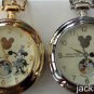 Disney New Limited Edition Mickey Mouse Pocket Watch Set! Minnie and Mickey! Wow