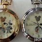 Disney New Limited Edition Mickey Mouse Pocket Watch Set! Minnie and Mickey! Wow