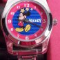 New Disney Patriotic Mickey Mouse Italian Charm Watch! HTF! Stunning!