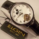 New Disney Rare Skeleton Automatic Elgin Ladies Mickey Mouse Watch!