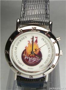 Disney Stunning Retired Light Up Walt Disney Watch! New! Hard To Find!