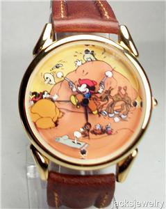 New Disney Two Gun Mickey Mouse Watch! Hard To Find!