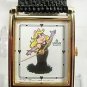 Lorus Muppets Miss Piggy Watch! Gold Tanq Bezel! Stunning! Brand-new!