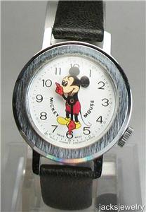 Disney New Nodding Head Bradley Mickey Mouse Watch! Hard To Find!
