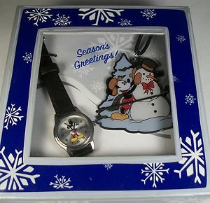 Disney New Ladies Mickey Mouse Watch! + Ornament & Free Gifts!