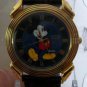 Disney Stunning Gold Blue Dial Lorus Mens Mickey Mouse Watch! New!