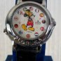 Disney Stunning Silver Small World Lorus Musical Mickey Mouse Watch! New!
