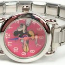New Disney Mickey Mouse Italian Charm Watch! Free Gift and Watch!