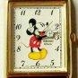 New Disney Gold Tanq PIE-EYED Seiko Mens Mickey Mouse Watch! HTF! GORGEOUS!