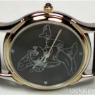 Disney Etched Crystal Sorcerer Mickey Mouse Watch! New! Hard To Find!