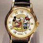 Disney New Limited Edition Gold Ladies Fossil Mickey Mouse Watch! Rare!