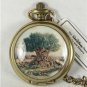 Disney New Limited Edition Animal Kingdom Pocket Watch! Stunning! Hard To Find!