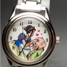 New Disney Rare Snow White Italian Charm Watch! HTF!