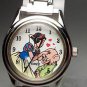 New Disney Rare Snow White Italian Charm Watch! HTF!