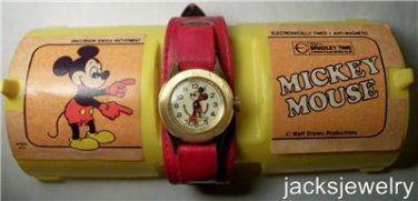 New Disney Rare Bradley Mickey Mouse Watch! HTF! Wind-up!