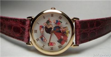 New Disney Rare Animated Limited Edition Snow White Watch! HTF! Dwarves Move!