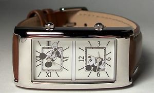 Disney Dual Time Mickey Mouse Watch! New! HTF