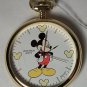New Disney Stunning Mickey Mouse Pocket Watch! Hard To Find!