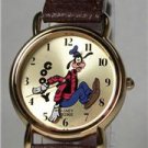 New Disney Pedre Gold Goofy Watch! Hard To Find!