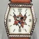 Disney Pedre Cowboy Mickey Mouse Watch! New! HTF! Free Gift & Watch!