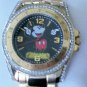 Brand-New Disney Swarovski Crystal Mens Mickey Mouse Watch! Gorgeous!