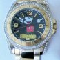 Brand-New Disney Swarovski Crystal Mens Mickey Mouse Watch! Gorgeous!