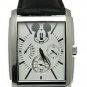 Brand-New Disney Silver Tanq Day Date Mens Mickey Mouse Watch! Gorgeous!