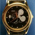 Disney New Lorus Silhouette Mens Mickey Mouse Watch! Gorgeous! Rare!