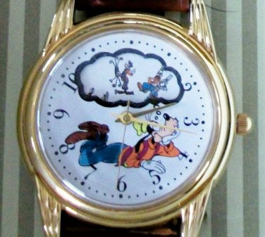Brand-New Disney Animated Daydreaming Goofy Watch! Retired! HTF!