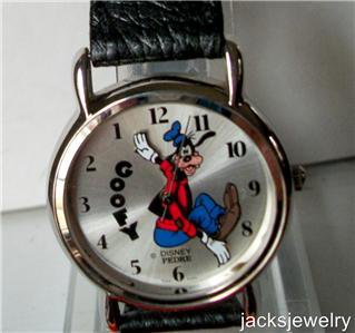 Disney New Silver Backwards Goofy Pedre Watch! By Pedre! In Original Case!