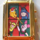 Brand-New Disney Winnie Pooh, Tigger, Eeyore Christmas Watch! HTF! Rare! Retired