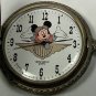 Brand-New Disney Aviator Mickey Mouse Pocket Watch! Hard To Find! Gorgeous