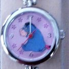 Disney New Eeyore Bracelet Watch! Ultra-Rare! Flower Bracelet Band!