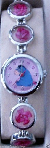 Disney New Eeyore Bracelet Watch! Ultra-Rare! Flower Bracelet Band!