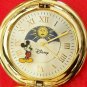 Disney Sun/Moon Phase Mickey Mouse Pocket Watch! New!