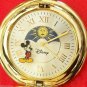 Disney Sun/Moon Phase Mickey Mouse Pocket Watch! New!