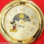 Disney Sun/Moon Phase Mickey Mouse Pocket Watch! New!