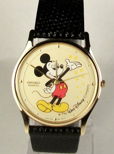 Brand-New Disney Seiko Mens Mickey Mouse Watch! Out of Production! HTF!