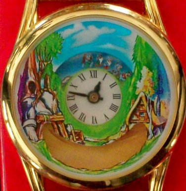 New Disney Animated Snow White and the Seven Dwarves Watch! Very Rare! HTF!