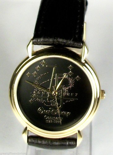 Disney 75th Anniversary Mens Disney Watch! Stunning! Black Dial
