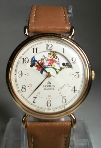Brand-New Disney Lorus Through the Years Animated Mickey Mouse Watch! HTF! Neat!
