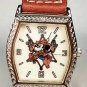 Brand-New Disney Pedre Cowboy Mickey Mouse Watch! Ornate Bezel! HTF! Gorgeous!